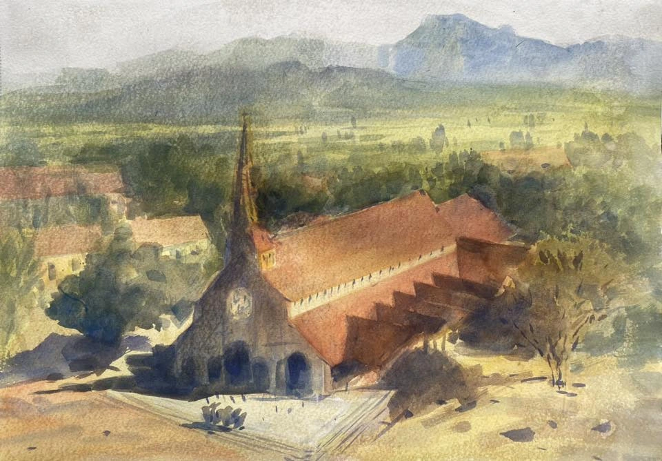 Nhà thờ làm từ gỗ cà chít được voi kéo từ rừng về- Ảnh 12.