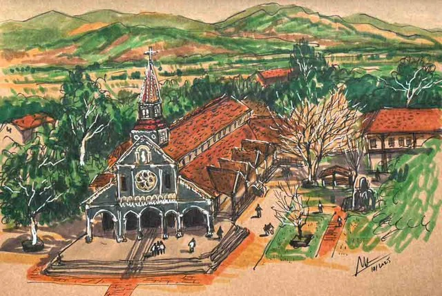 Nhà thờ làm từ gỗ cà chít được voi kéo từ rừng về- Ảnh 2.