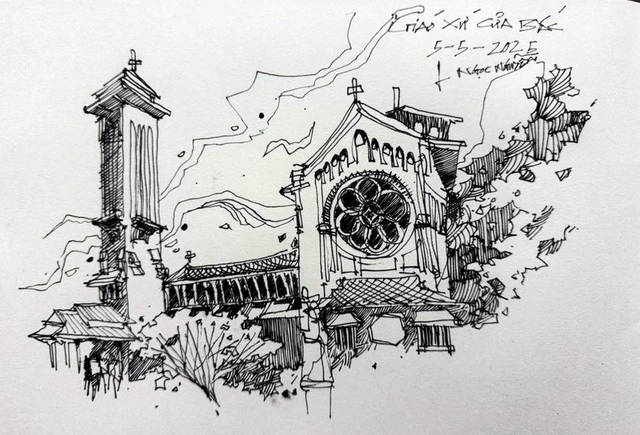 Nhà thờ có kiến trúc 'lệch' từng đón Tổng thống Mỹ - Ảnh 1.