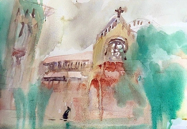 Nhà thờ có kiến trúc 'lệch' từng đón Tổng thống Mỹ - Ảnh 7.