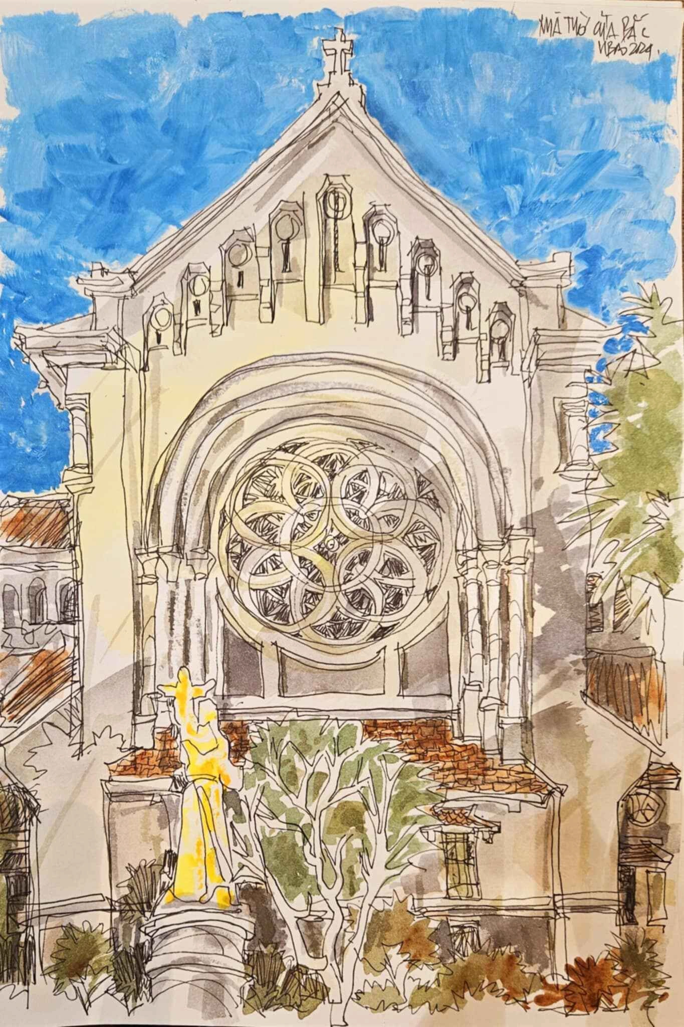 Nhà thờ có kiến trúc 'lệch' từng đón Tổng thống Mỹ- Ảnh 2.