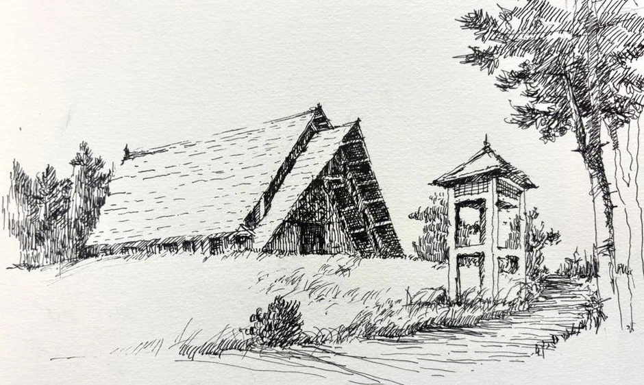 Nhà thờ có mái giống lưỡi rìu độc đáo- Ảnh 7.