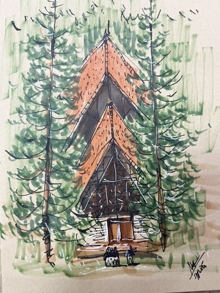 Nhà thờ có mái giống lưỡi rìu độc đáo- Ảnh 8.