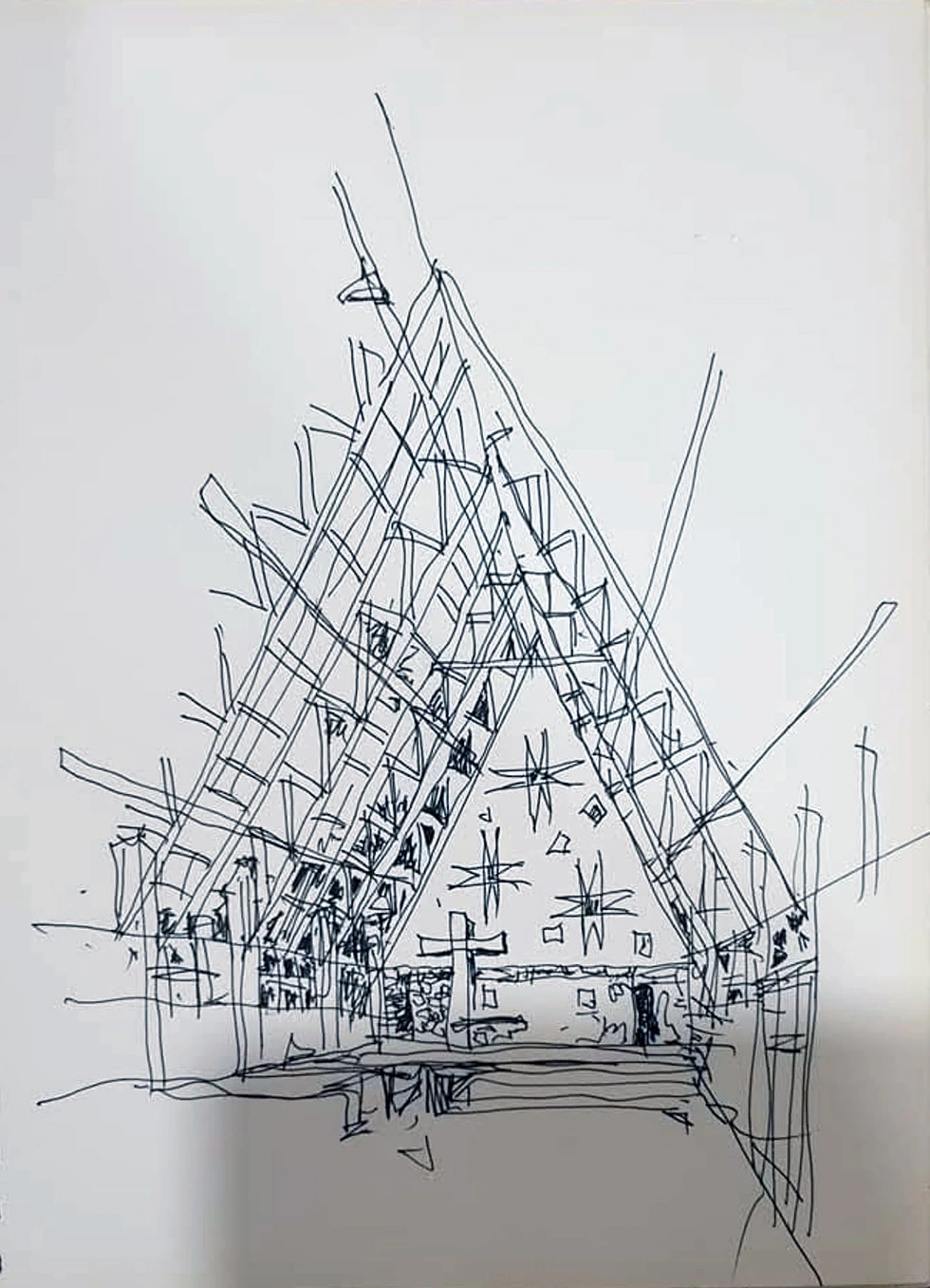 Nhà thờ có mái giống lưỡi rìu độc đáo- Ảnh 11.