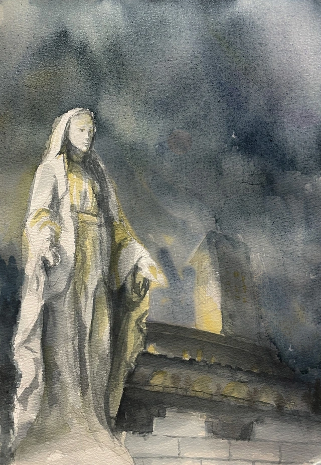 Góc ký họa: Nhà thờ Núi Nha Trang - Ảnh 4.