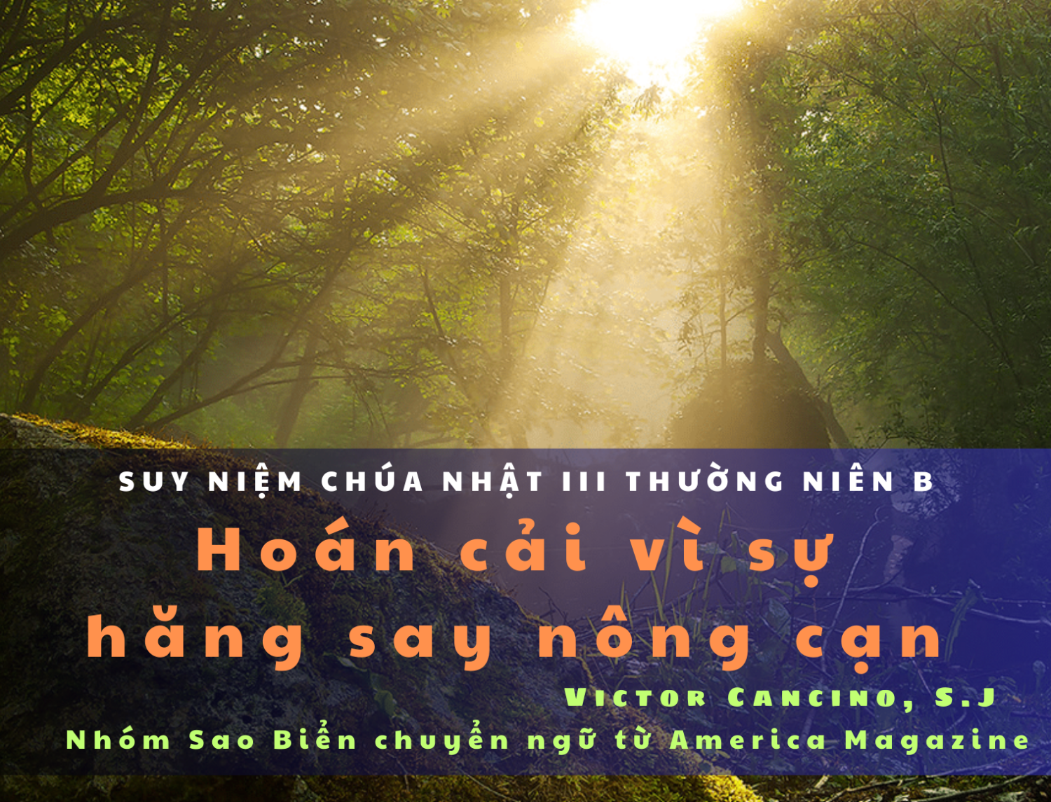 Hoán cải vì sự hăng say nông cạn