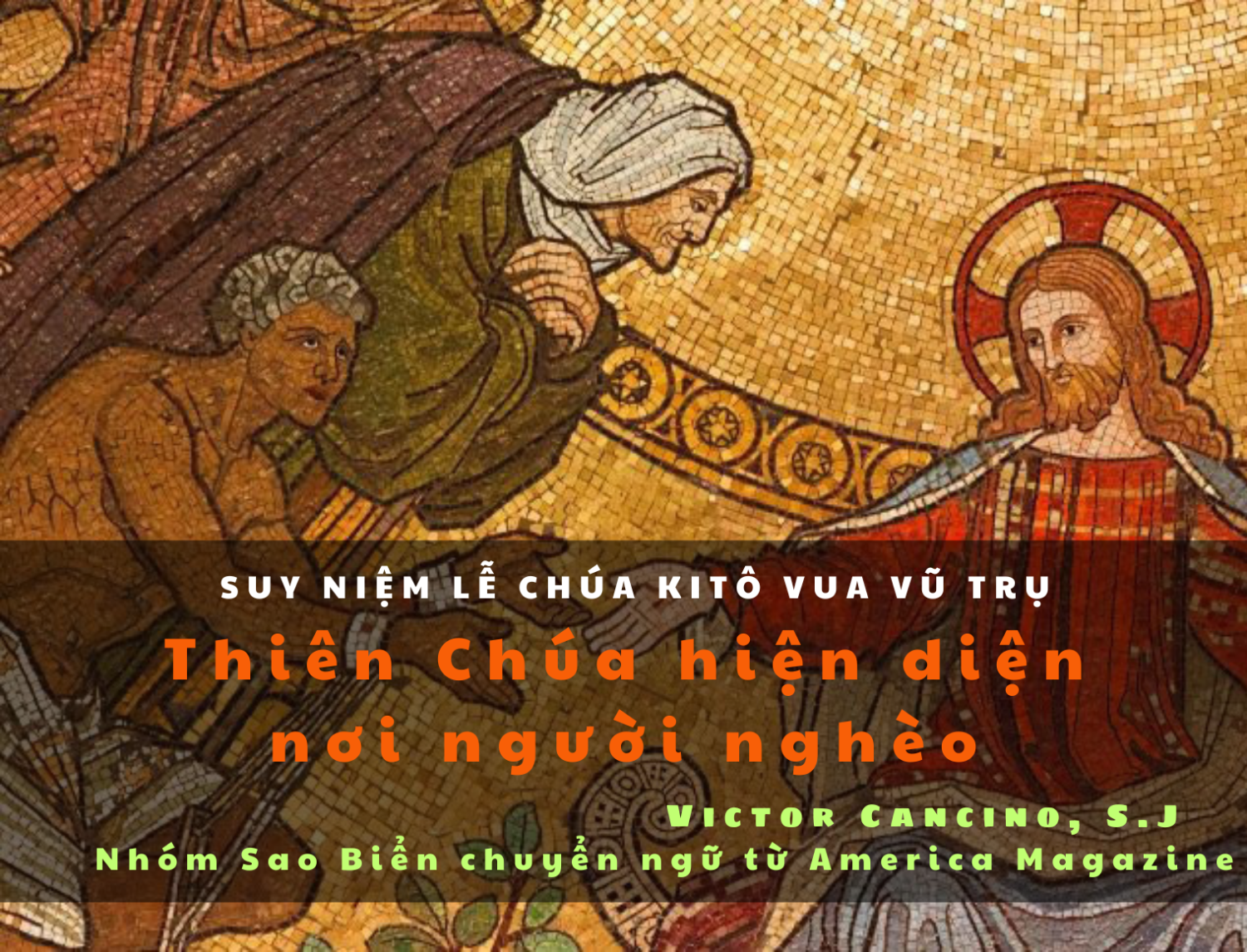 Thiên Chúa hiện diện nơi người nghèo