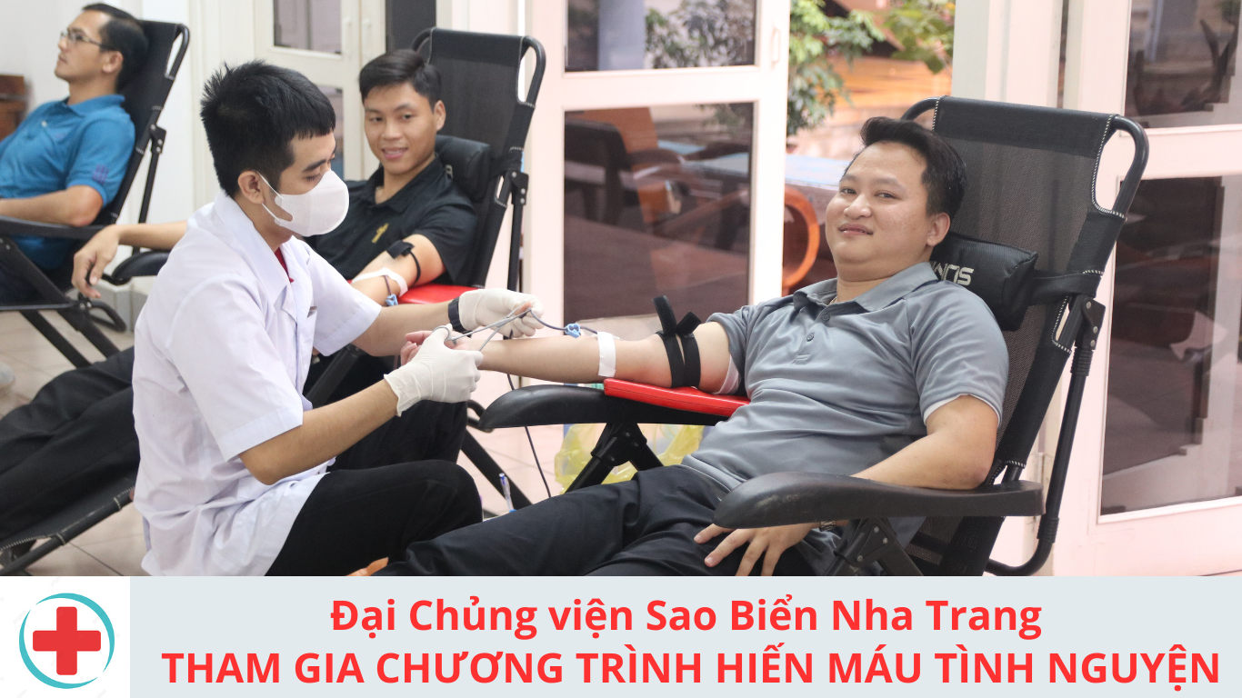 Đại Chủng viện Sao Biển Nha Trang - Hiến Máu Tình Nguyện