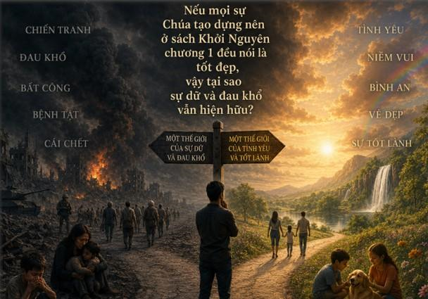 NẾU THIÊN CHÚA LÀ ĐẤNG TUYỆT ĐỐI TỐT LÀNH, VÀ NẾU CÔNG TRÌNH TẠO DỰNG BAN ĐẦU LÀ TỐT ĐẸP, THÌ TẠI SAO SỰ DỮ LẠI TỒN TẠI?